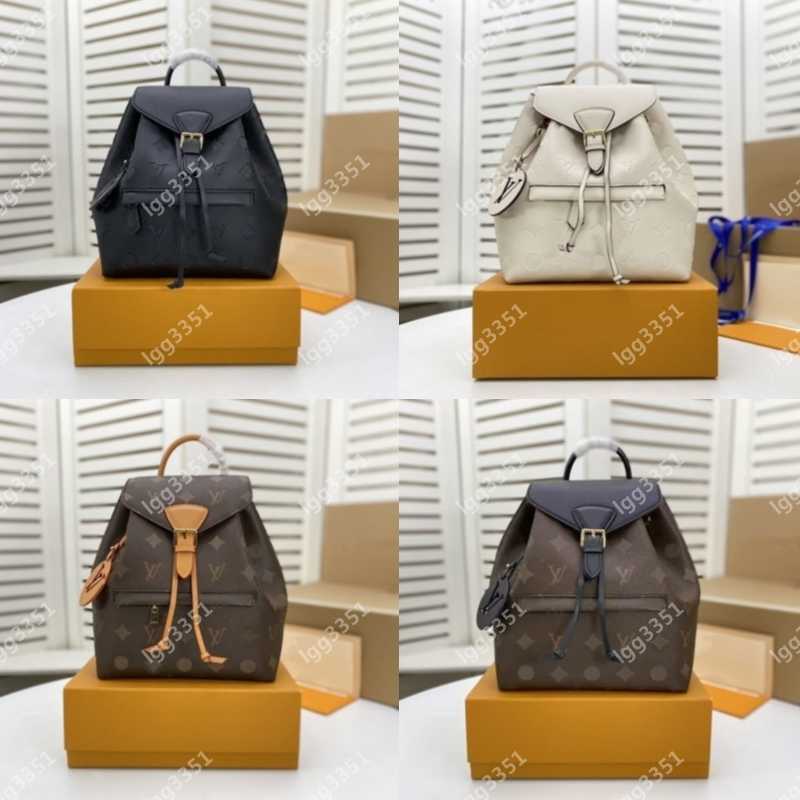 Genuine Leather Vintage Montsouris Backpacks Men Women Leisure Travel Rucksacks Designer Luxury Handbags Louise Shoulder Crossbody Bags Viuton Schoolbag, Add box + dust bag
Genuine Leather Vintage Montsouris Backpacks Men Women Leisure Travel Rucksacks Designer Luxury Handbags Louise Shoulder Crossbody Bags Viuton Schoolbag, Add box + dust bag