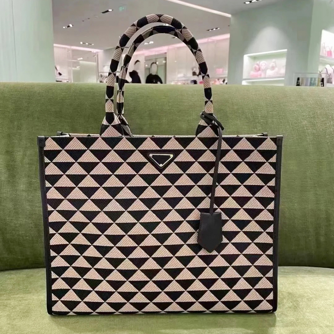 Womens Symbole shopping prad embossed bags mens canvas top handle travel Beach Triangle bag Luxury Designer mini handbags Purse tote clutch crossbody Shoulder Bag, White
Womens Symbole shopping prad embossed bags mens canvas top handle travel Beach Triangle bag Luxury Designer mini handbags Purse tote clutch crossbody Shoulder Bag, White