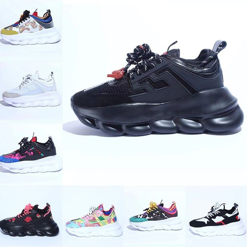 Chain Designer Shoes For Men Women Triple Black White Multi-Color Suede Red Blue Yellow Fluo Tan Casual Leather Sneakers Plate-forme React Trainer, 21
Chain Designer Shoes For Men Women Triple Black White Multi-Color Suede Red Blue Yellow Fluo Tan Casual Leather Sneakers Plate-forme React Trainer, 21