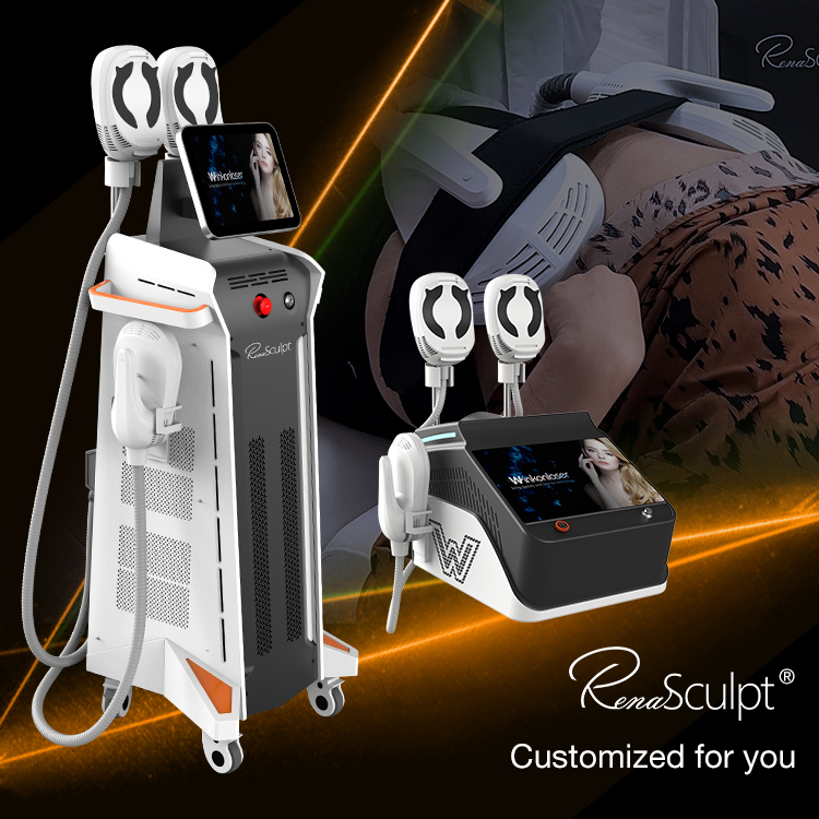 Ems Weight Loss Body Sculpting 4 Handle Emslim Neo Rf Muscle Stimulator Ems Body Sculpt Machine