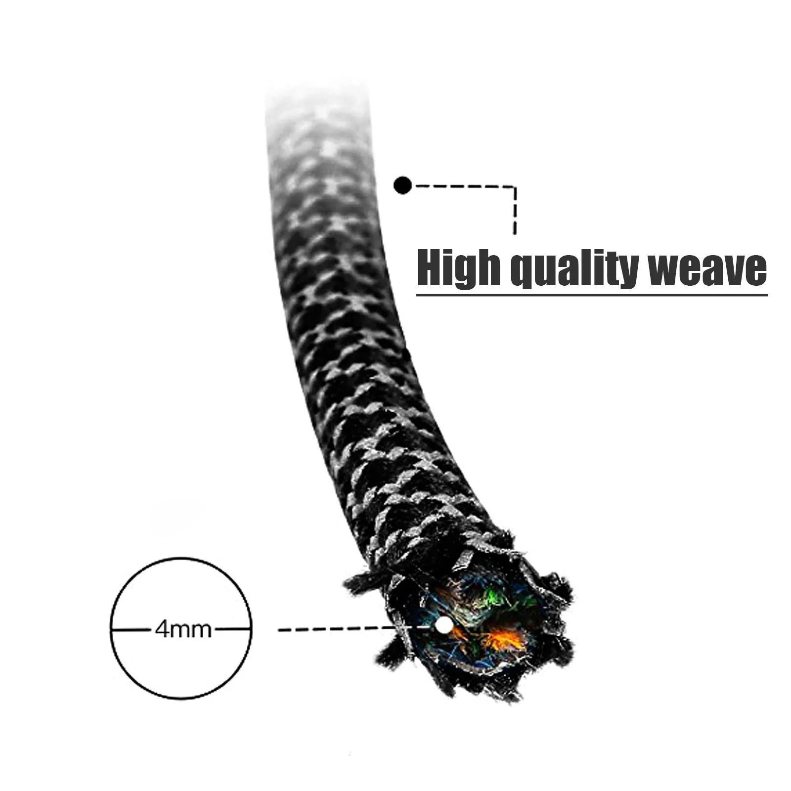 Shoe Parts Accessories 2 Pairs Thick Round Reflective ShoeLaces Black White Safety Highlight Rope Laces Noctilucent Light escence 231127