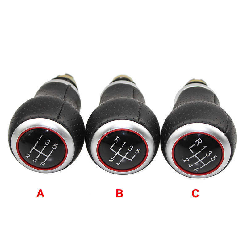 12mm 5 / 6 Speed Gear Shift Knob Lever Stick for Audi A4 B6 B7 B8 A6 S4 8K A5 8T Q5 8R S Line Ibiza 6J Seat Leon Mk1 Passat Golf