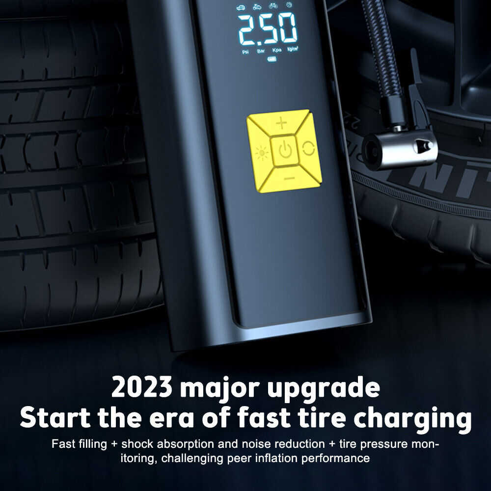 2023 Digital Tire Inflator 12V Car Portable Air Compressor Pump 150 PSI Car Air Compressor for Auto Car Motorcycles Bicycles