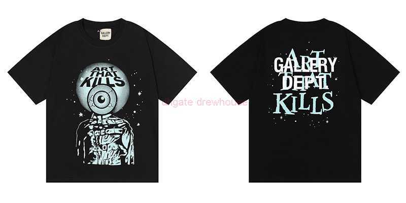 Fashion Designer Clothing Tees Rock Tshirt American Trend brand Galleryes Depts Eyeball Print High Street Men's Women's Trend Loose Short Sleeve T-shirt Summer, Black
Fashion Designer Clothing Tees Rock Tshirt American Trend brand Galleryes Depts Eyeball Print High Street Men's Women's Trend Loose Short Sleeve T-shirt Summer, Black