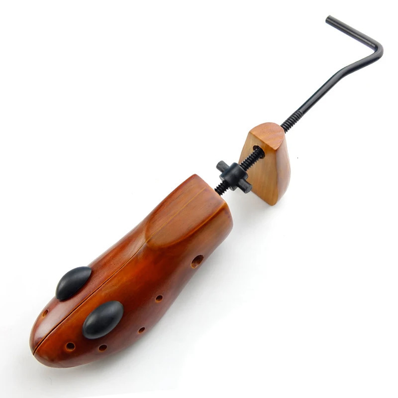 Shoe Parts Accessories Drop 1pcs 2Way Wooden Tree For Men and Women Shoes Expander djustable Stretcher Shaper Rack Sawol 231127
