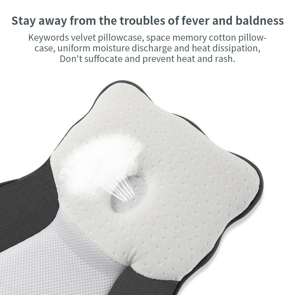 Pillows Baby Shaping Pillow borns Antibiased Head Sleep Positioning Pad Roll Travel Infant Breathable Mattres 230426