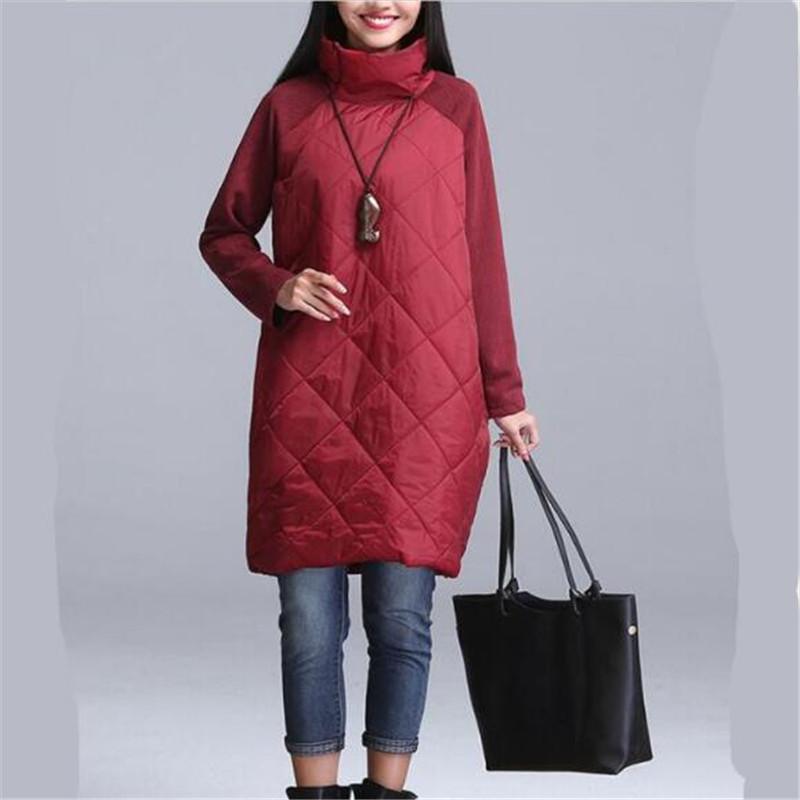 Leather women Vestidos Fashion 2022 New Arrivals Casual Turtleneck Full Sleeves Cotton Coat Female Parkas Patchwork, Black
Leather women Vestidos Fashion 2022 New Arrivals Casual Turtleneck Full Sleeves Cotton Coat Female Parkas Patchwork, Black