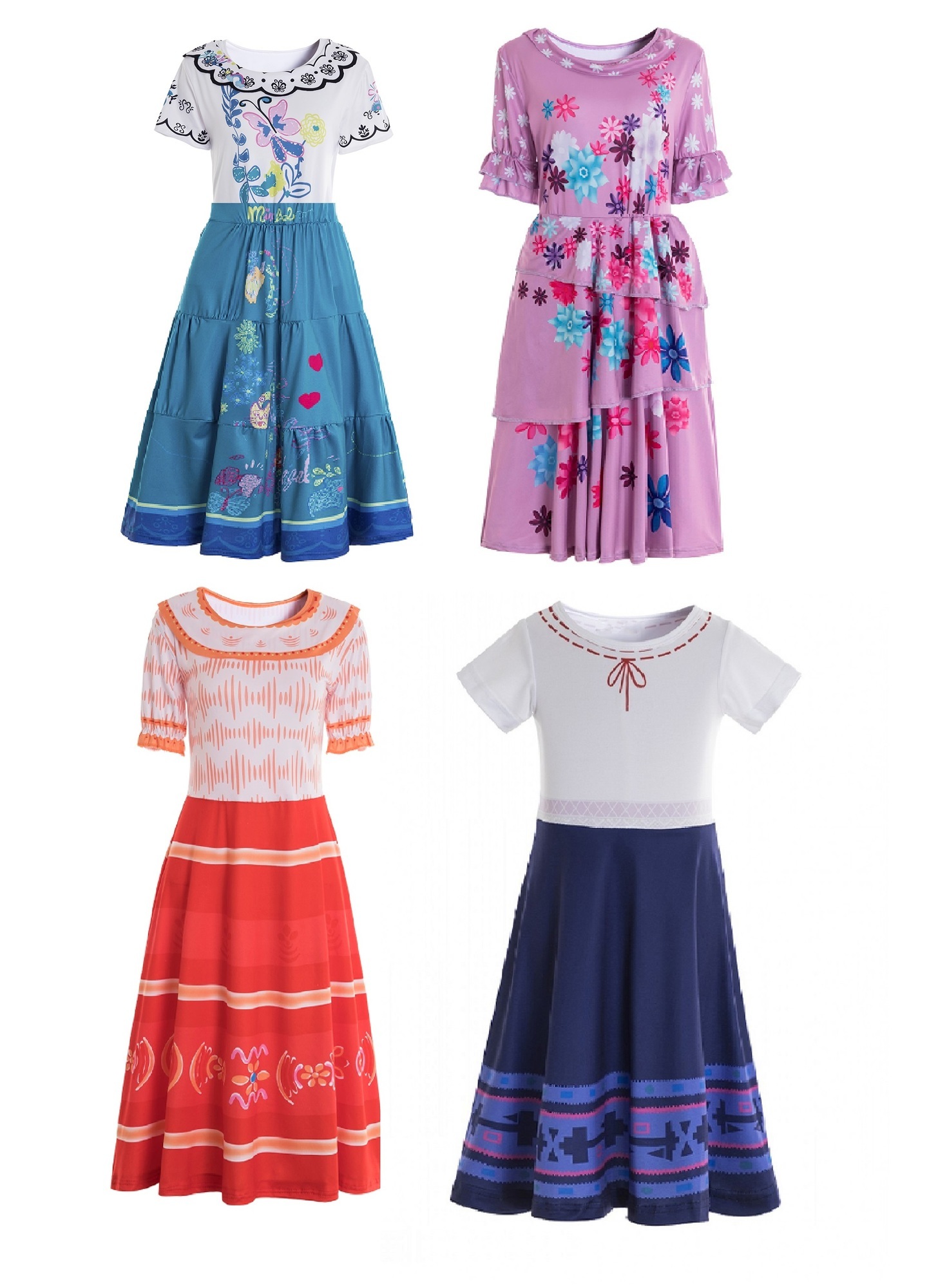 Family Matching Outfits Luisa Madrigal costum Encanto Dolores Cosplay Costume Dress women girls dress kid adults costume 230427, White
Family Matching Outfits Luisa Madrigal costum Encanto Dolores Cosplay Costume Dress women girls dress kid adults costume 230427, White