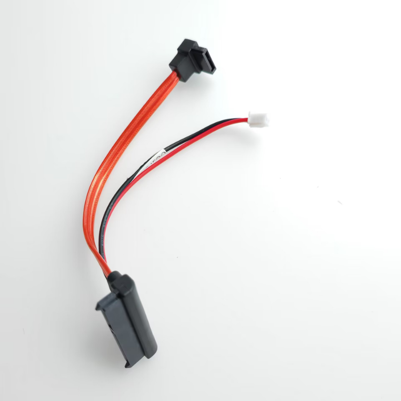 90 Degree Right Angle 7+15 Pin 22Pin SATA Data 2Pin Power Cable for Computer Mini PC Host Case ITX Motherboard SSD HDD Hard Disk