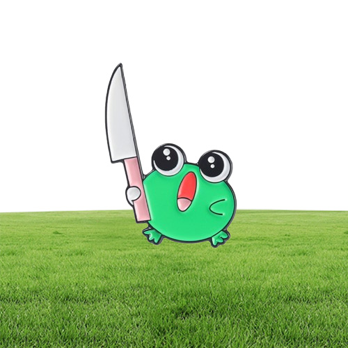 European Unisex Rabbit Fox Frog Penguin Dinosaur Shaped Brooches Pins Cartoon Alloy Animal Series Paint Badge Backpack Swea