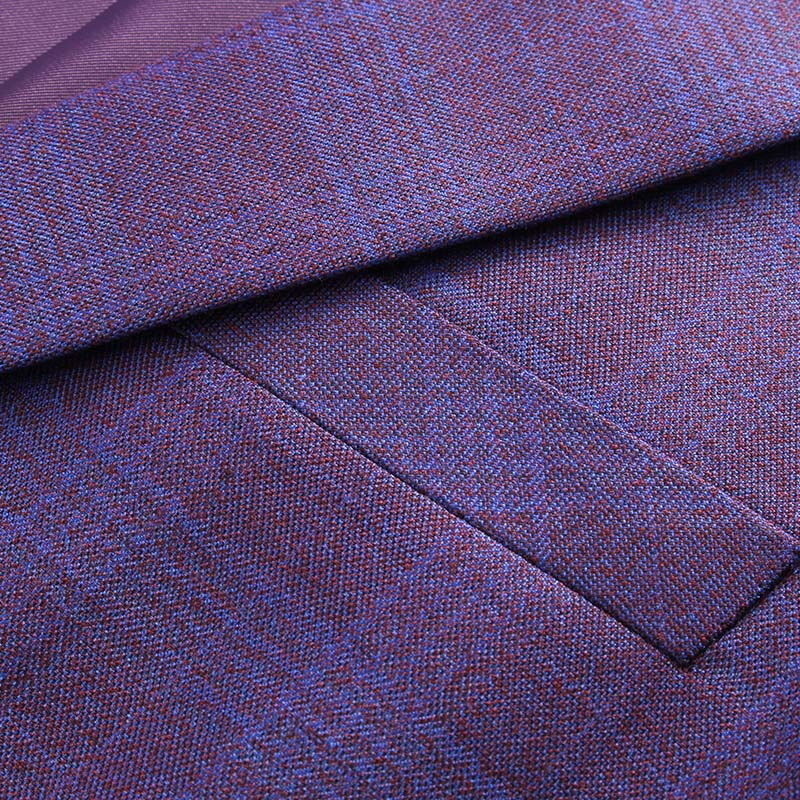 Men's Suits Blazers Boutique Large Size S-6XL suit Vest Trousers Fashion Business Men's Hollowed-out Slim Casual Gentleman Dress Formal Suit