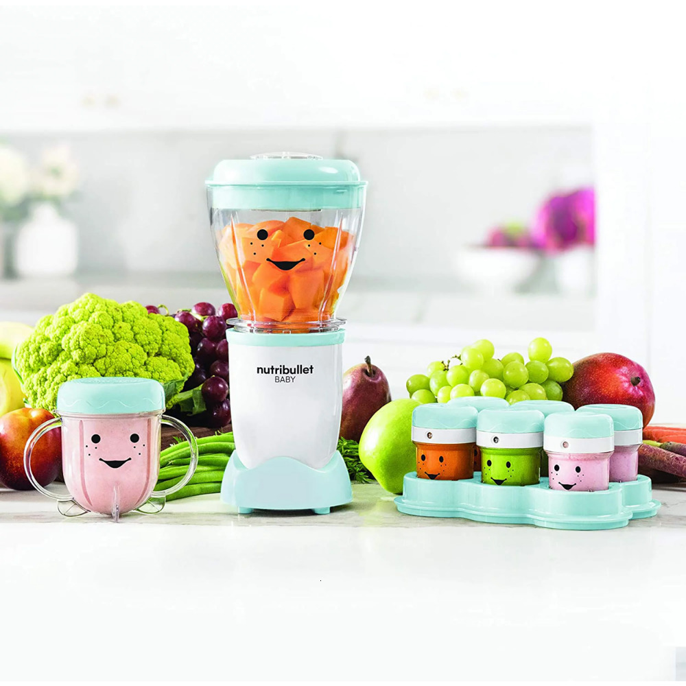 Baby Food Mills Baby Food Blender 32-oz Blue NBY-50100 Mixeur Blender Food Processor 230427