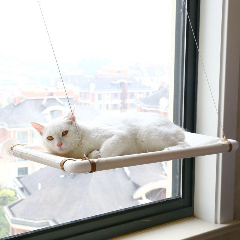 Furniture Cat hammock Hanging Beds Comfortable Sunny Seat Window Pet Hammock Soft Pet Shelf Seat Sleeping Beds Detachable Pet Supplies
Furniture Cat hammock Hanging Beds Comfortable Sunny Seat Window Pet Hammock Soft Pet Shelf Seat Sleeping Beds Detachable Pet Supplies