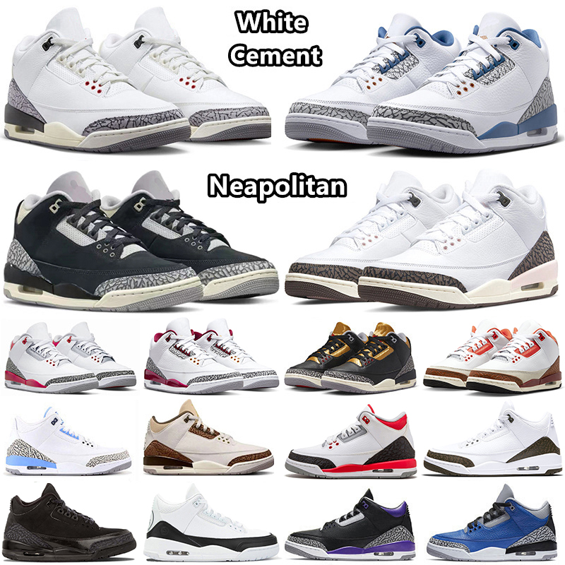 Jumpman 3 3s Basketball Shoes White Cement Wizards Palomino Mars Stone Off Noir Fire Red Cardinal Red Dark Iris Unc Black Gold Neapolitan Sneakers for Men and Women, Item#24
Jumpman 3 3s Basketball Shoes White Cement Wizards Palomino Mars Stone Off Noir Fire Red Cardinal Red Dark Iris Unc Black Gold Neapolitan Sneakers for Men and Women, Item#24