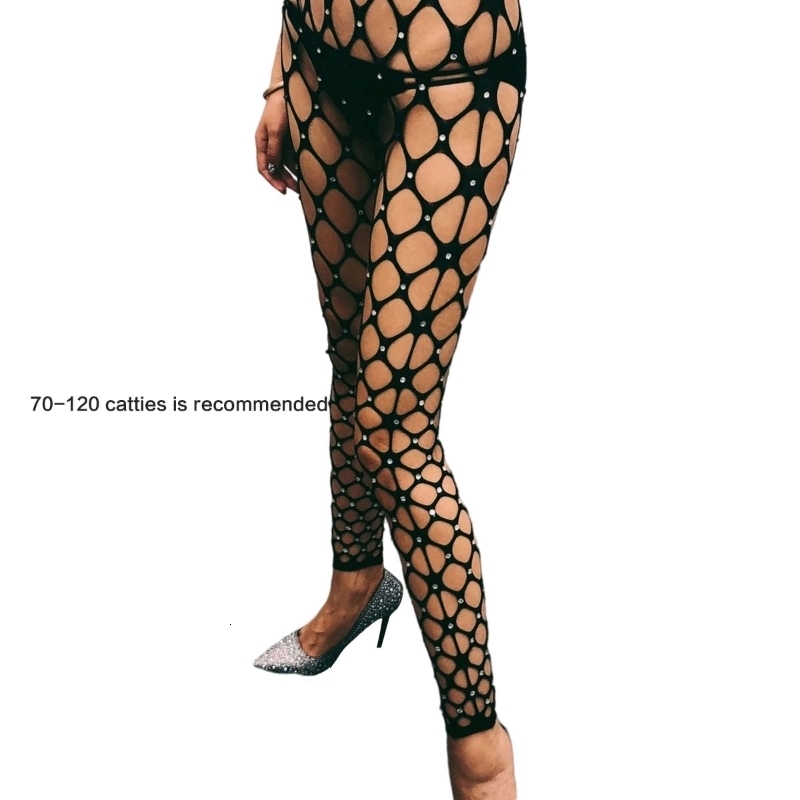Sexy Sock Hollow Fishnet Tights Footless Pantyhose Mesh Stockings 230427