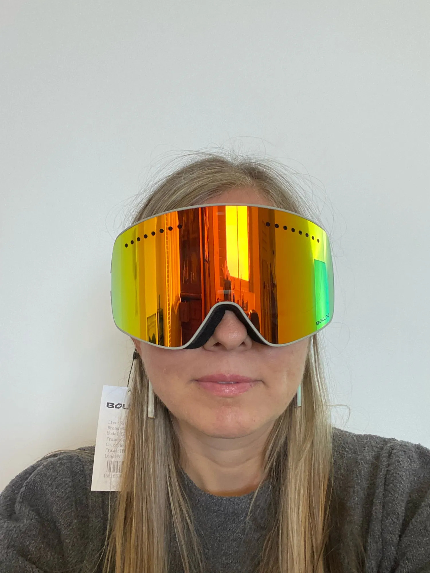 Ski Goggles with Magnetic Double Layer Polarized Lens Skiing Antifog UV400 Snowboard Men Women Glasses Eyewear case 231127