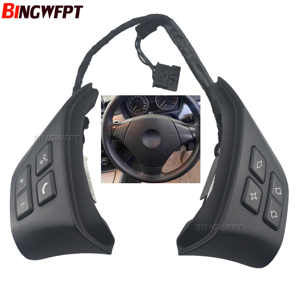 Multifunction Steering Wheel Switch Audio Volume Phone Button For BMW 3 Series E90 X1 E84 320i 325i 318i 2010-2012