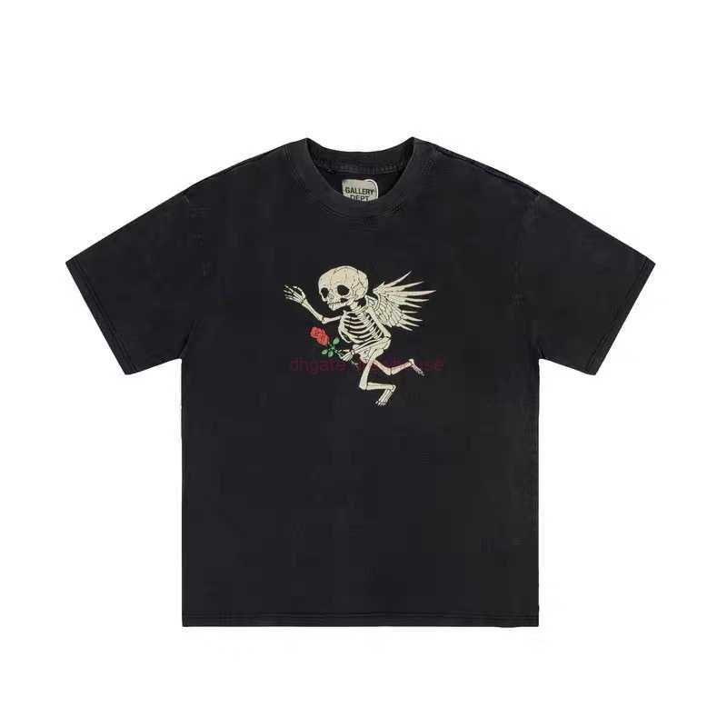 Fashion Designer Clothing Tees Rock Tshirt Galleryes Depts Cherub Washed Old Rose Angel Skull Glitter Letter Print Short Sleeve Casual Streetwear Vintage Hip hop, Wash water black
Fashion Designer Clothing Tees Rock Tshirt Galleryes Depts Cherub Washed Old Rose Angel Skull Glitter Letter Print Short Sleeve Casual Streetwear Vintage Hip hop, Wash water black