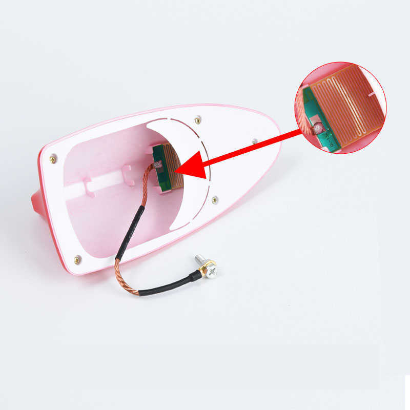 2022 Car Antennas Shark Fin Antenna Auto Radio Signal Aerials Roof Antennas for Universal Car Model Car Styling