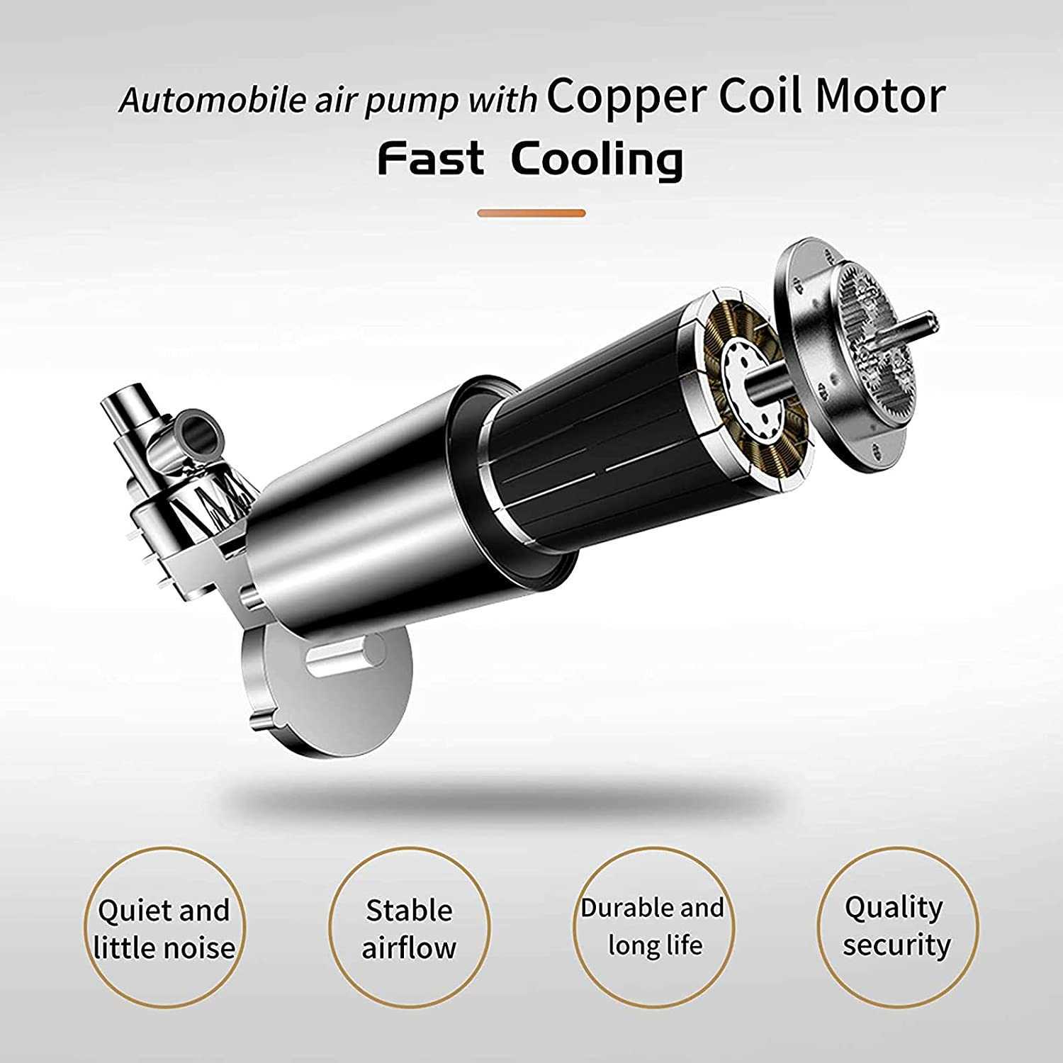 Digital Tyre Inflator Car Tire Pump DC 12V 100PSI Portable Air Compressor for Car SUV Basketballs Inflatables Bicycles Yellow
