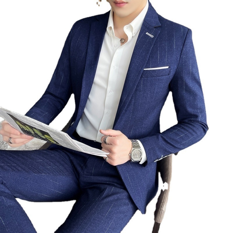 Men's Suits Blazers Men's S-5XL High Quality Suit Business Gentleman Fashion Comfortable Casual Professional Formal Wedding Banquet Suit Dre