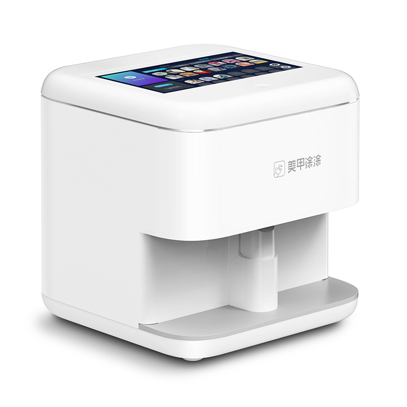 High Quality Touch Screen Smart Design 3d portable digital art nail automatic printer O2 technology Nail printer