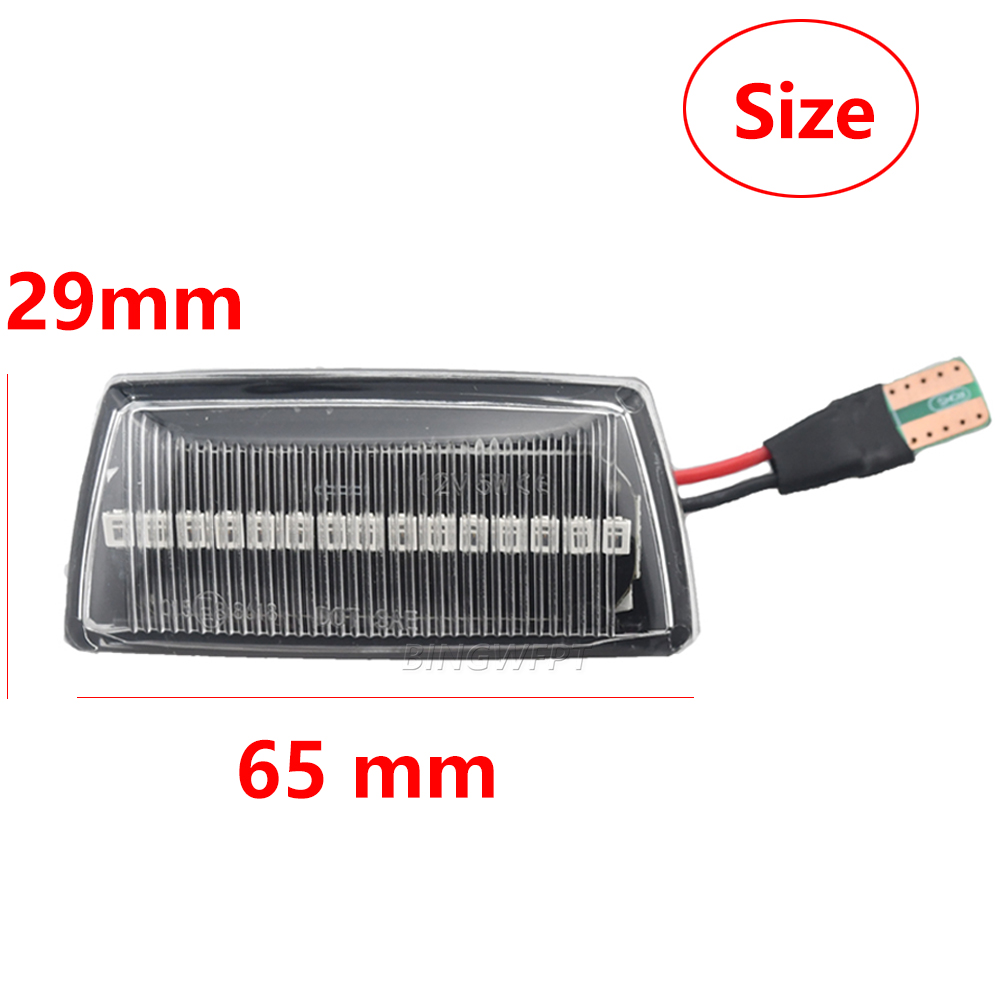 For Opel Insignia Astra H Corsa D Zafira B For Chevrolet Cruze Led Dynamic Side Marker Turn Signal Light Sequential Blinker Lamp