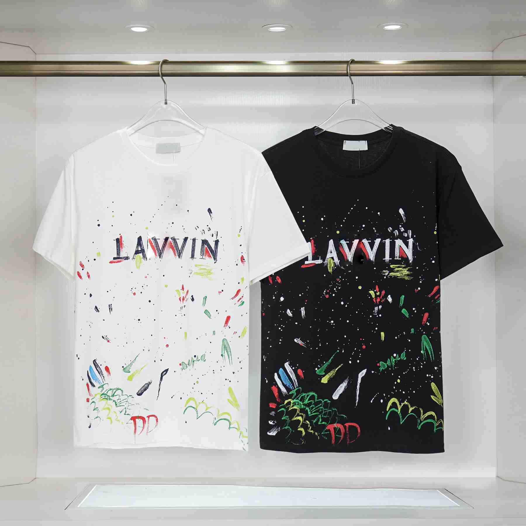 Designer Men's T-shirts Europe and America 3d Cotton Round Neck Short Sleeve Color Letter Pattern 2023 Spring and Summer Casual Women's Men's Top M-xxxl
Designer Men's T-shirts Europe and America 3d Cotton Round Neck Short Sleeve Color Letter Pattern 2023 Spring and Summer Casual Women's Men's Top M-xxxl