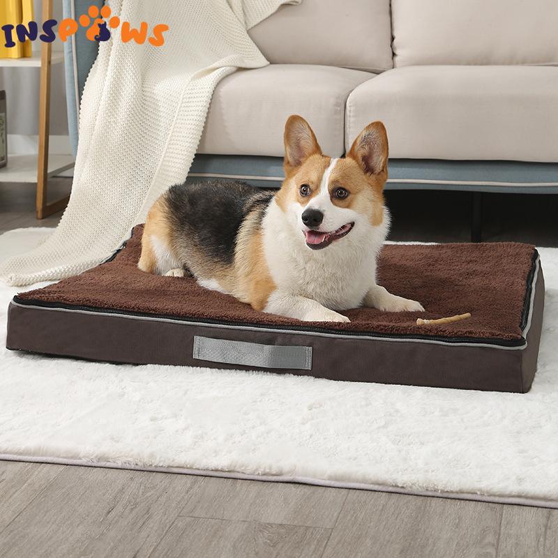 Accessories Waterproof Dog Bed Memory Foam Orthopedic Dog Sofa with Removable Plush Cover and Handle Pet Dog Crate Mat Kennel Pad Cat Bed
Accessories Waterproof Dog Bed Memory Foam Orthopedic Dog Sofa with Removable Plush Cover and Handle Pet Dog Crate Mat Kennel Pad Cat Bed