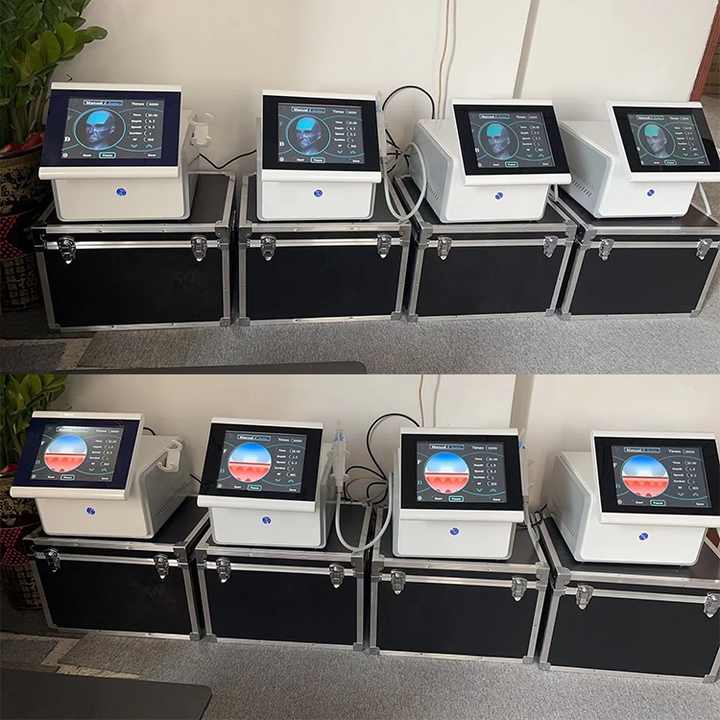 Hot!! A Popular Rf Gold Radio Frequency Microcrystal Beauty Microneedling Remove scar wrinkles Microneedling Machine Fractional