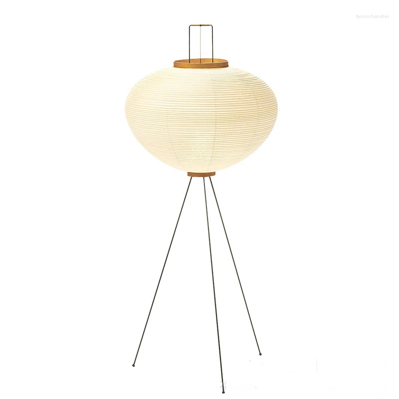 Lamps Floor Japanese-Style Simple Xuan Paper Tome Lamp Living Room Bedroom Retro Artistic Design