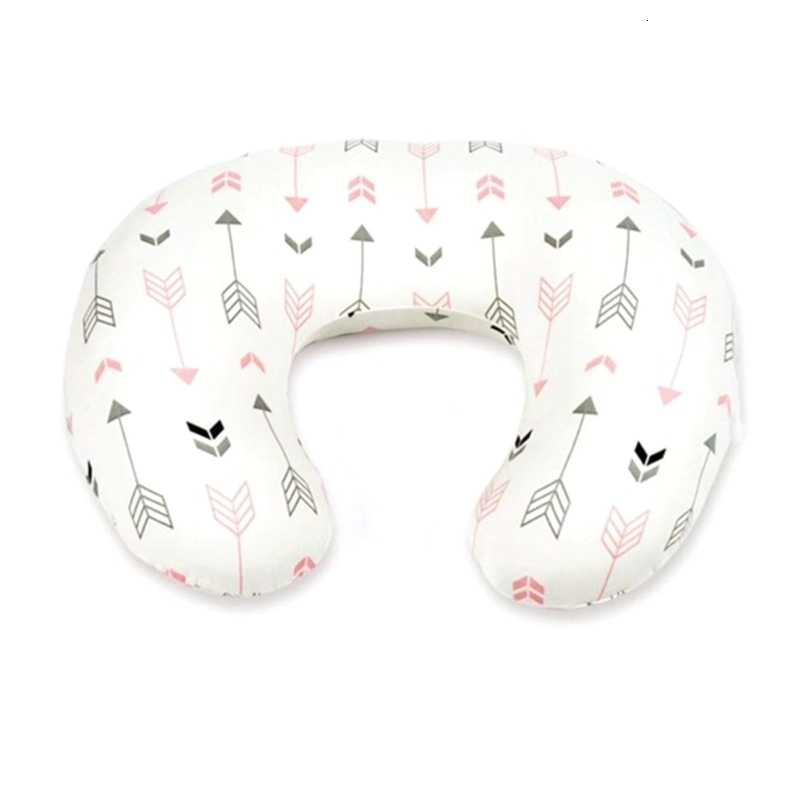Pillows Baby Nursing Cover born Maternity Breastfeeding Print Ushape Breathable Slipcover 230426