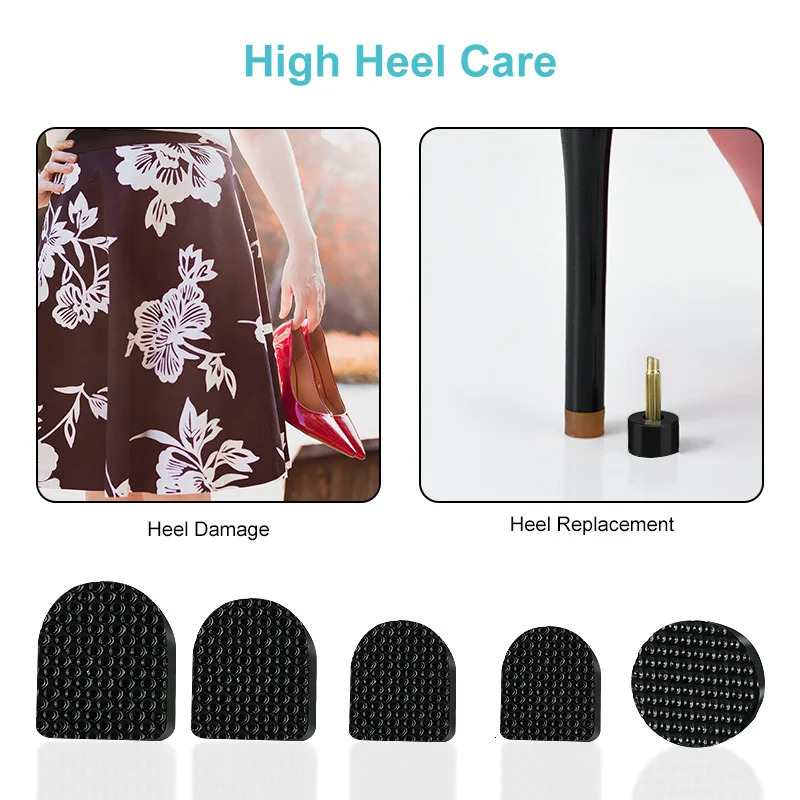 Shoe Parts Accessories 30 Pair High Heel Repair Tips Pins for Women Shoes Taps Dowel Lifts Replacement Stoppers Care Protector 231127