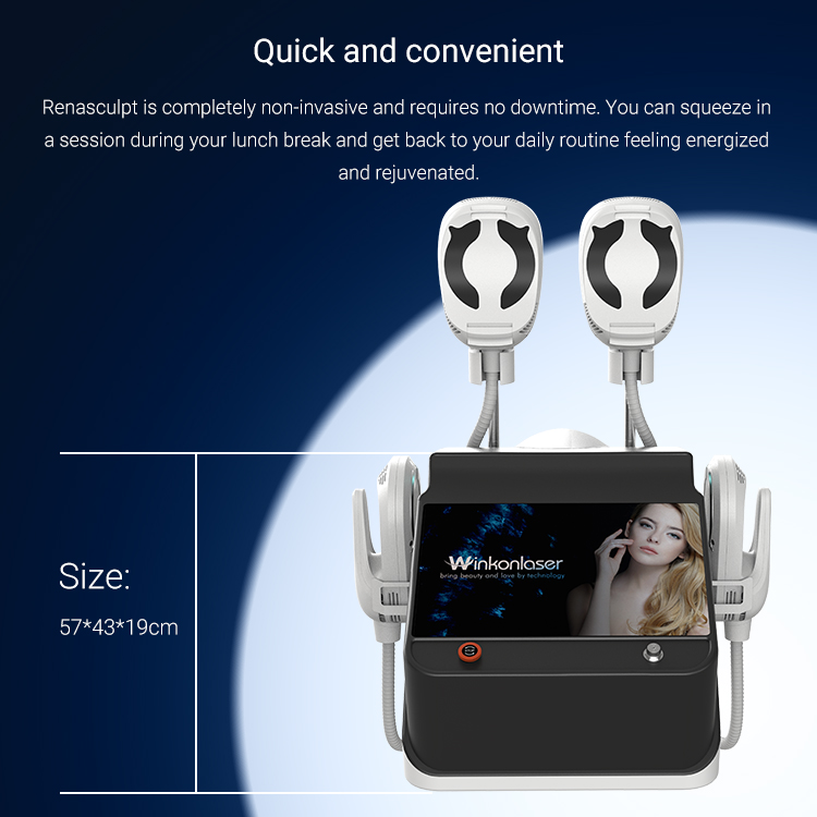 Ems Weight Loss Body Sculpting 4 Handle Emslim Neo Rf Muscle Stimulator Ems Body Sculpt Machine