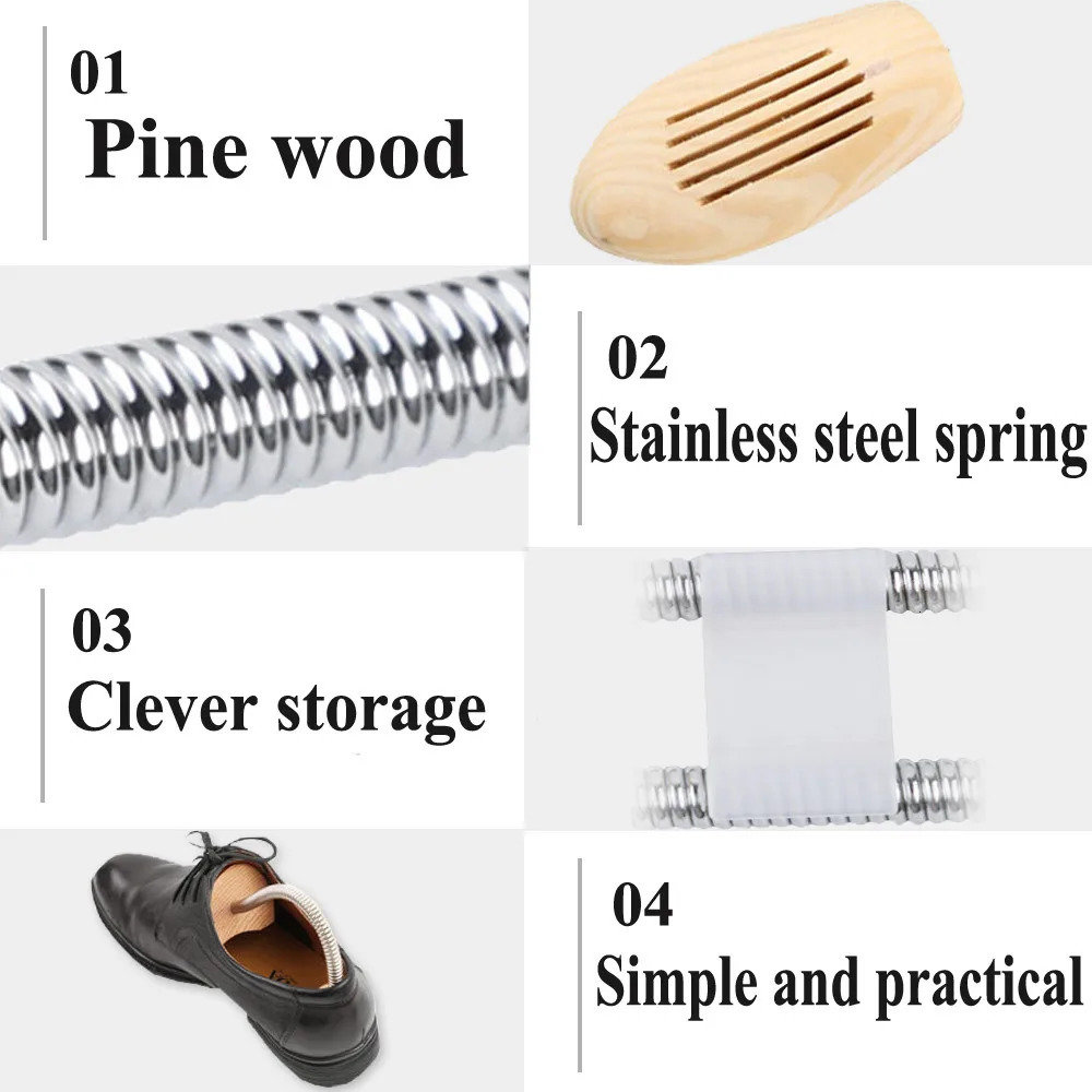 Shoe Parts Accessories Unisex Stretcher Shoes Tree Shaper Rack Adjustable Length Wooden Pumps Boots Expander Trees Holder Size SL For Women Man 231127