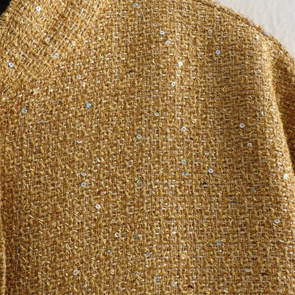 Womens Jackets UNIZERA AutumnWinter Product Womens Fashion and Casual Versatile Stand up Collar Large Pocket Beaded Coat 231127