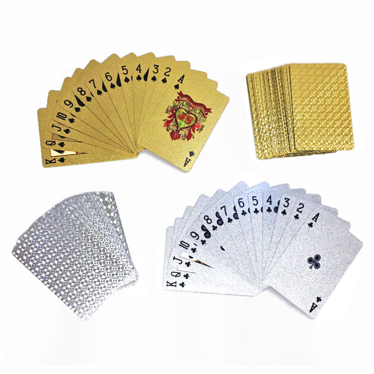 1 Deck Black Plastic Poker Cards Glod Silver Playing Cards Home Board Game Family Home Gift G-210XX
1 Deck Black Plastic Poker Cards Glod Silver Playing Cards Home Board Game Family Home Gift G-210XX