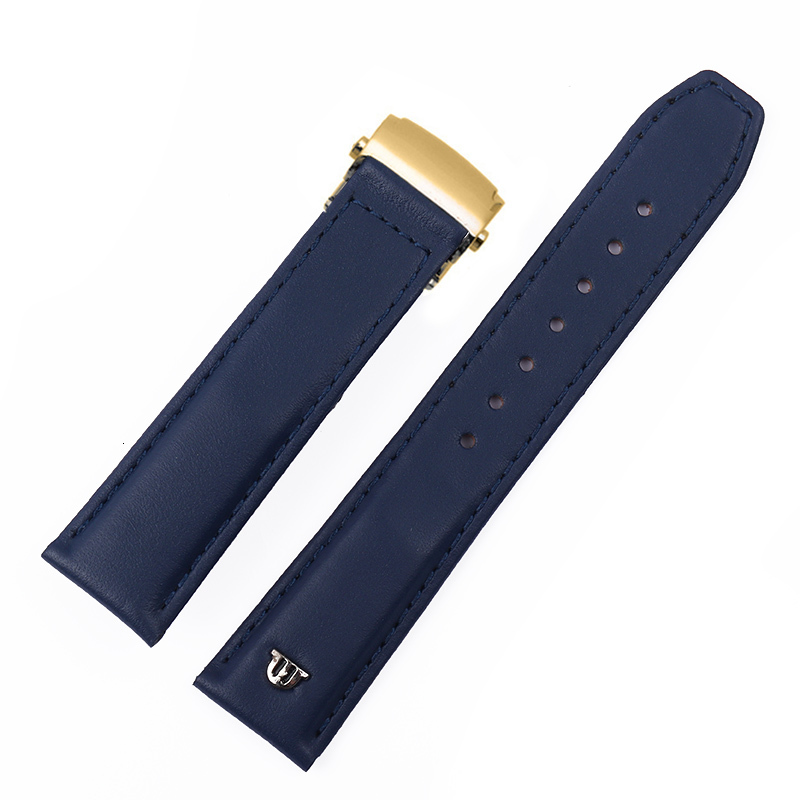 Watch Bands Genuine leather watch strap 20mm 22mm for MAURICE LACROIX watchband folding buckle leisure business cow bracelet 230426