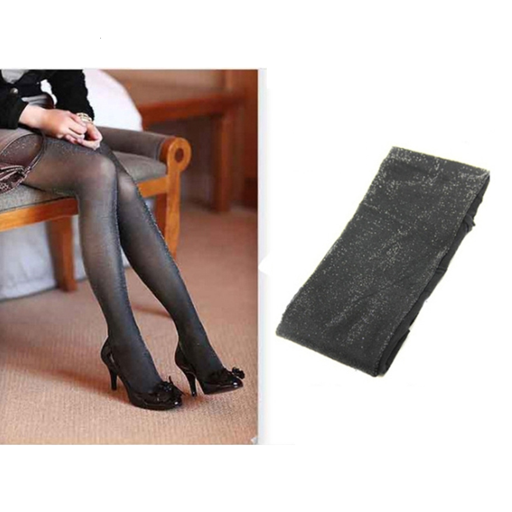 Sexy Socks 10pcs Women Shiny Pantyhose Glitter Stockings Glossy Tights Step Foot Seamless Fishnet Mesh Skinny Elastic Silk 230427