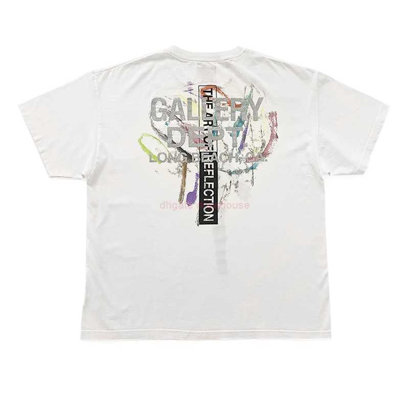 Fashion Designer Clothing Tees Rock Tshirt Galleryes Depts. Reflective Letter Rainbow Half Portrait Colorful Speckle Spray Painting Men's Women's T-shirt, White
Fashion Designer Clothing Tees Rock Tshirt Galleryes Depts. Reflective Letter Rainbow Half Portrait Colorful Speckle Spray Painting Men's Women's T-shirt, White