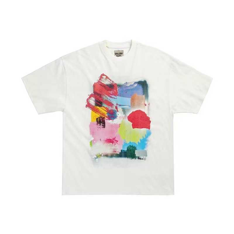 Fashion Designer Clothing Tees Rock Tshirt Galleryes Depts. WashMake Old Graffiti with Splashing Ink Spray Painting Color Printing Men's Women's T-shirt Trend, White
Fashion Designer Clothing Tees Rock Tshirt Galleryes Depts. WashMake Old Graffiti with Splashing Ink Spray Painting Color Printing Men's Women's T-shirt Trend, White