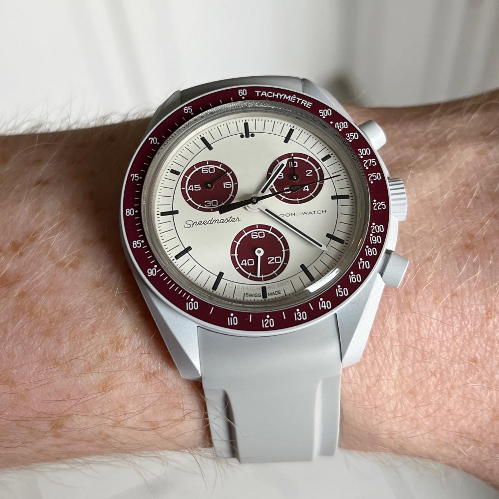 Watch Bands 20mm Curved End Rubber band For Joint MoonSwatch Men Women Waterproof Sports Strap Band 230426