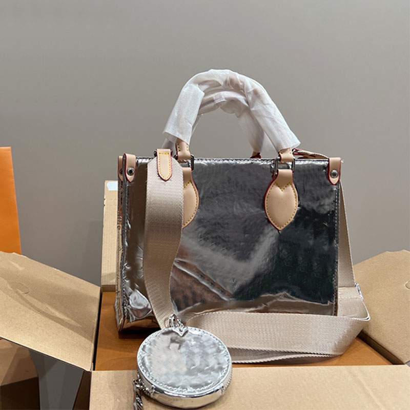 Women Tote Bag Composite Bag Silver Crossbody Handbags Shoulder Bag Shop Bag Designer Bag Beach Bag Canvas Leather Totes Letter Printing Zipper Coin Pouch Purse
Women Tote Bag Composite Bag Silver Crossbody Handbags Shoulder Bag Shop Bag Designer Bag Beach Bag Canvas Leather Totes Letter Printing Zipper Coin Pouch Purse