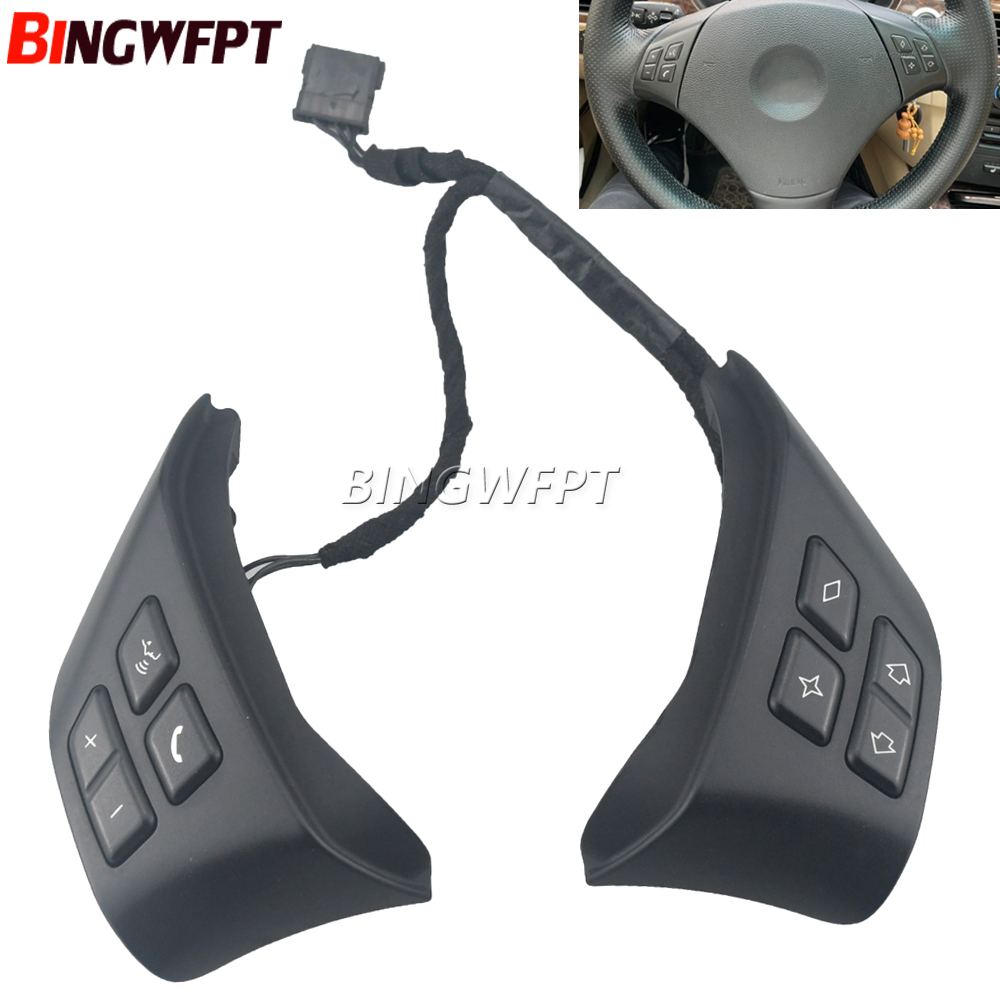 Multifunction Steering Wheel Switch Audio Volume Phone Button For BMW 3 Series E90 X1 E84 320i 325i 318i 2010-2012