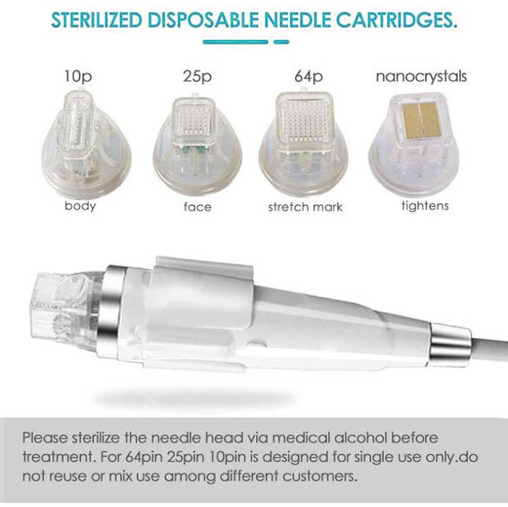 2024 Super Hot Gold Fractional RF Microneedle Device Skin Tightening Acne Scaring Removal Skin Lifting Rf Fractional Microneedling collagen Rebuild In