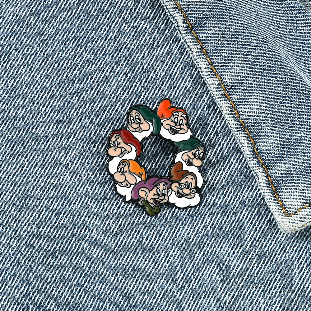 seven little man brooch Cute Anime Movies Games Hard Enamel Pins Collect Metal Cartoon Brooch Backpack Hat Bag Collar Lapel Badges, As picture
seven little man brooch Cute Anime Movies Games Hard Enamel Pins Collect Metal Cartoon Brooch Backpack Hat Bag Collar Lapel Badges, As picture