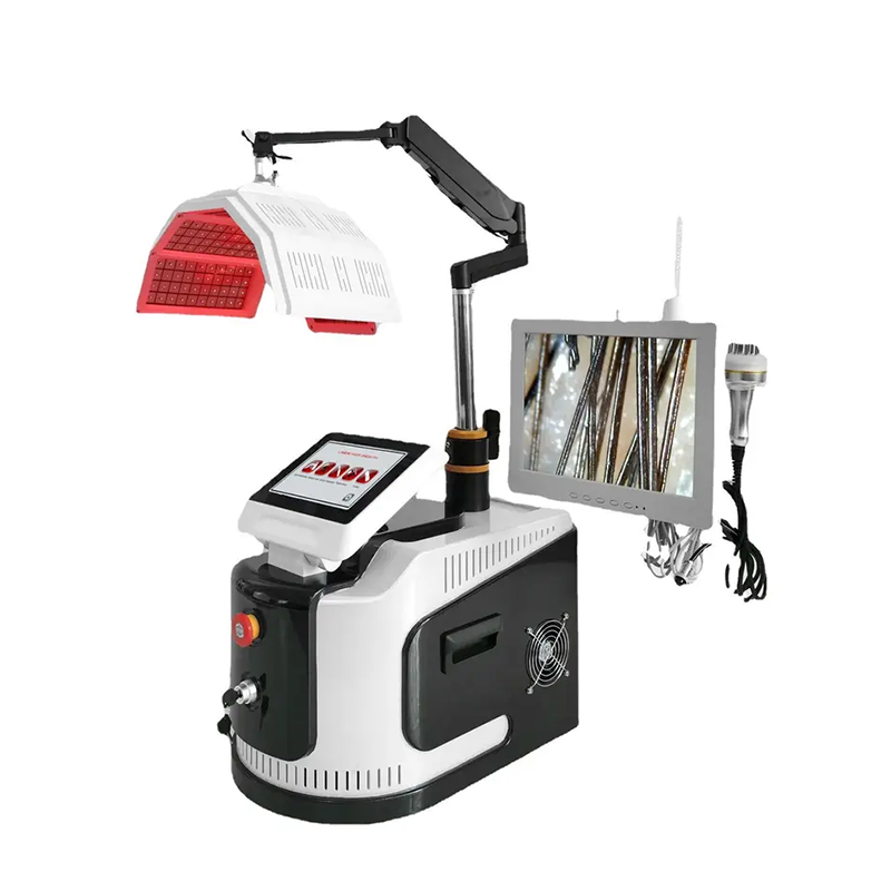 Multifunction Laser Hair Growth Machine 650 nm Diode Laser Hair Analyser Red Led Light Hair Growth Therapy
