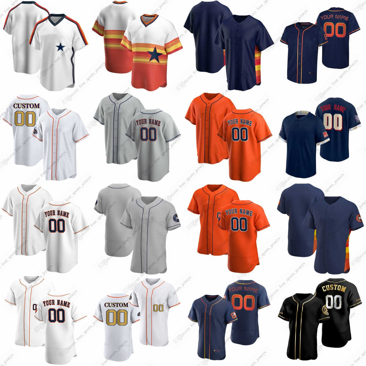 2023 Custom Astros Baseball Jerseys Altuve Alvarez Bregman Bagwell Pena Tucker Dubon Maldonado Abreu Abreu Blanco Brown Garcia Javier Martinez, Men sizes--6xl
2023 Custom Astros Baseball Jerseys Altuve Alvarez Bregman Bagwell Pena Tucker Dubon Maldonado Abreu Abreu Blanco Brown Garcia Javier Martinez, Men sizes--6xl