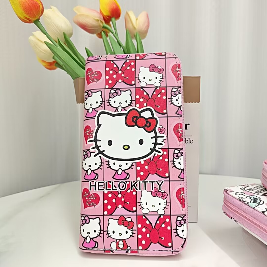 Girl Cute Cat Multi Function Purse Children Cute Accessories Big Capactiy Bag Kids Birthday Gift