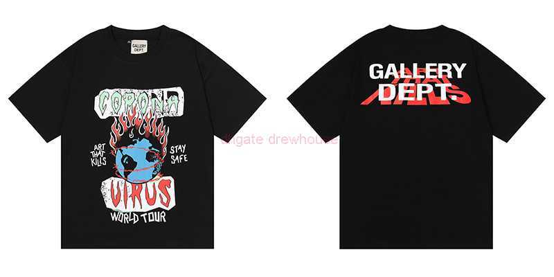Fashion Designer Clothing Tees Rock Tshirt Galleryes Depts Graffiti World Parade High Street Men's Women's Summer Trend Loose Short Sleeve T-shirt Hip hop TShirts Tops, Black
Fashion Designer Clothing Tees Rock Tshirt Galleryes Depts Graffiti World Parade High Street Men's Women's Summer Trend Loose Short Sleeve T-shirt Hip hop TShirts Tops, Black